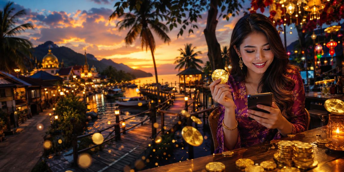 Pengguna Malaysia membuat deposit untuk bermain Baccarat dengan bonus cashback